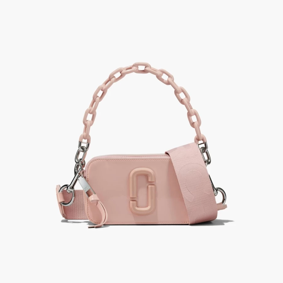 Marc Jacobs Snapshot Bag in Rose Patent Leather Crossbody Purse