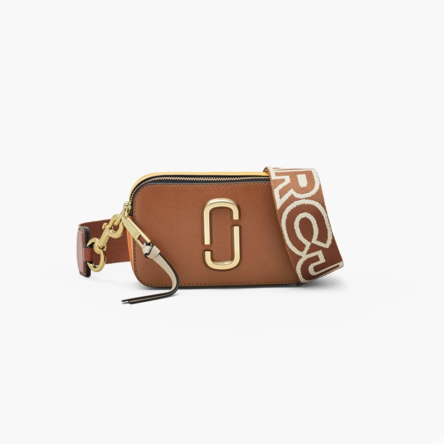 Marc Jacobs The Snapshot Crossbody Bag in Argan Oil Multi