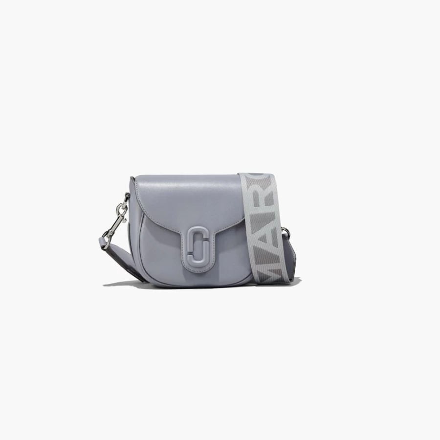 Marc Jacobs Small Saddle Bag in Wolf Grey - The J Marc Crossbody Bag for Women