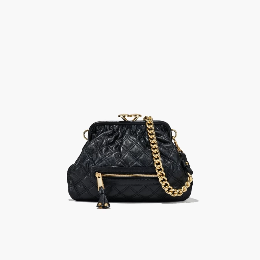 Marc Jacobs Black Quilted Leather Little Stam Bag Re-Edition