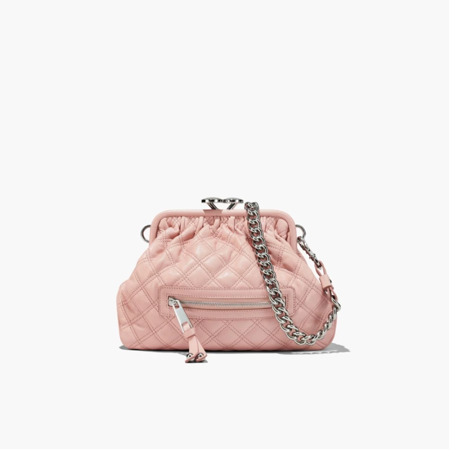 Marc Jacobs Re-Edition Quilted Leather Little Stam Bag in Rose Pink