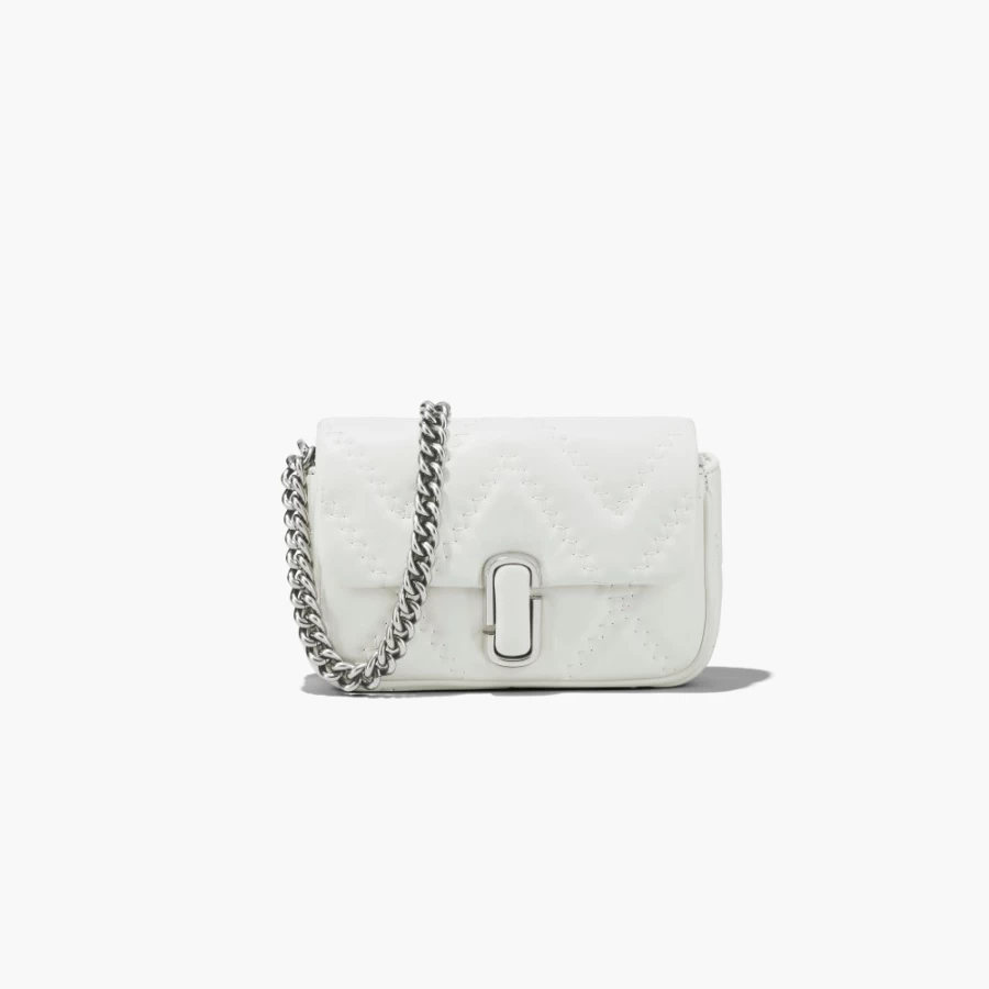 Marc Jacobs Quilted Leather Mini Shoulder Bag in Cotton
