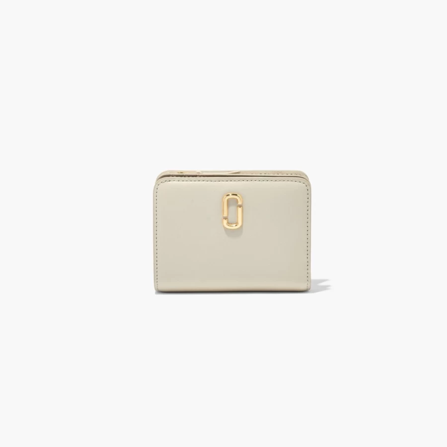 Marc Jacobs Mini Compact Wallet in Cloud White | The J Marc Crossbody Bag