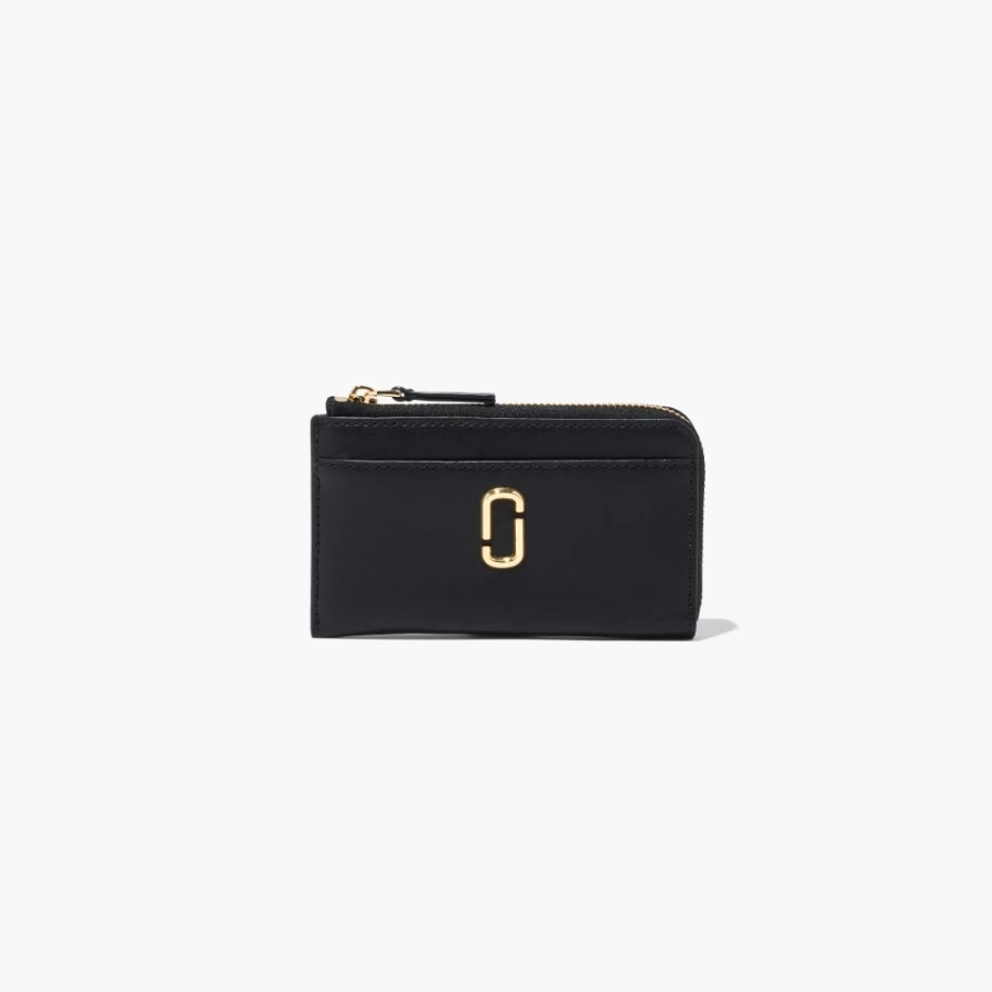 Marc Jacobs Black J Marc Top Zip Multi Wallet for Women & Men