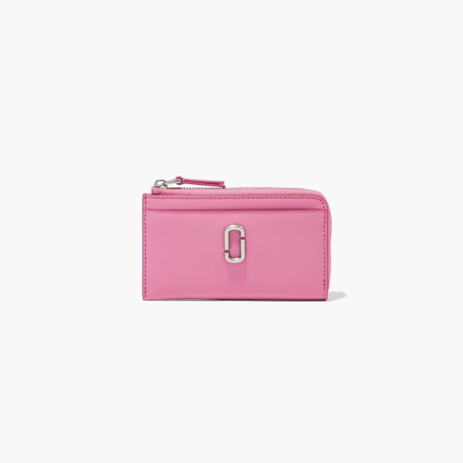 Marc Jacobs The J Marc Top Zip Multi Wallet in Candy Pink | Stylish & Functional Women's Wallet