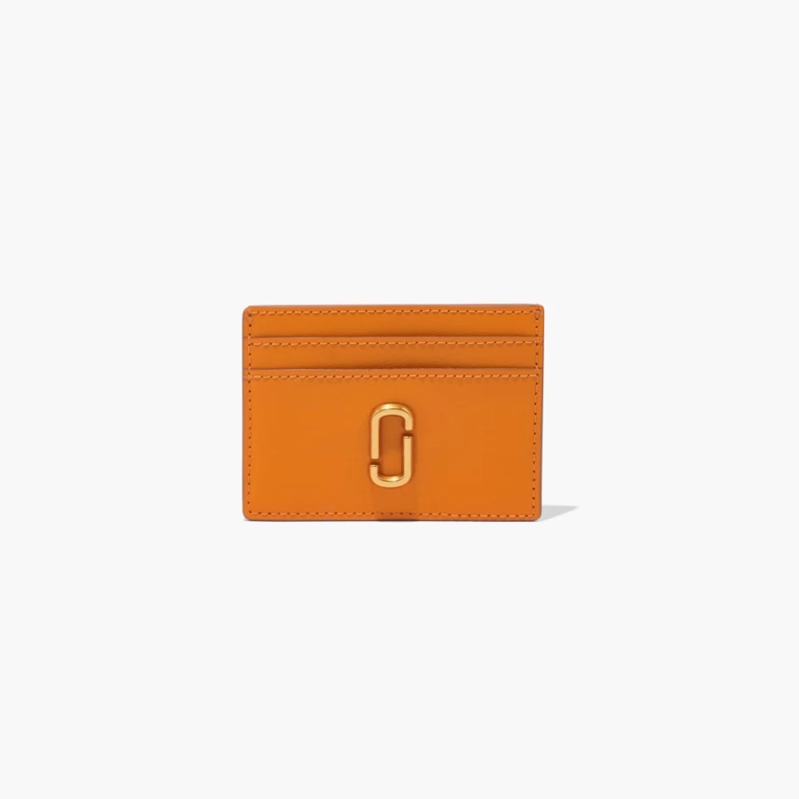 Marc Jacobs The J Marc Scorched Leather Card Case Wallet