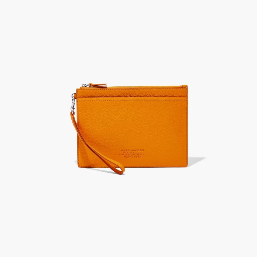 Marc Jacobs Scorched Leather Small Wristlet Bag for Women
