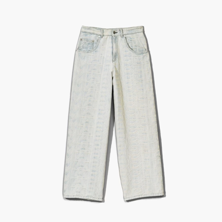 Marc Jacobs Ice Blue Monogram Denim Pant for Women/Men