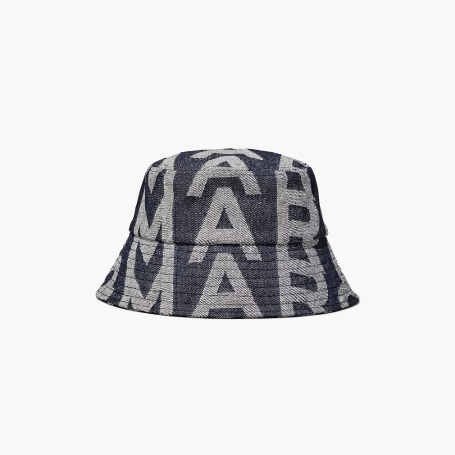 Marc Jacobs Monogram Denim Blue Bucket Hat for Men & Women