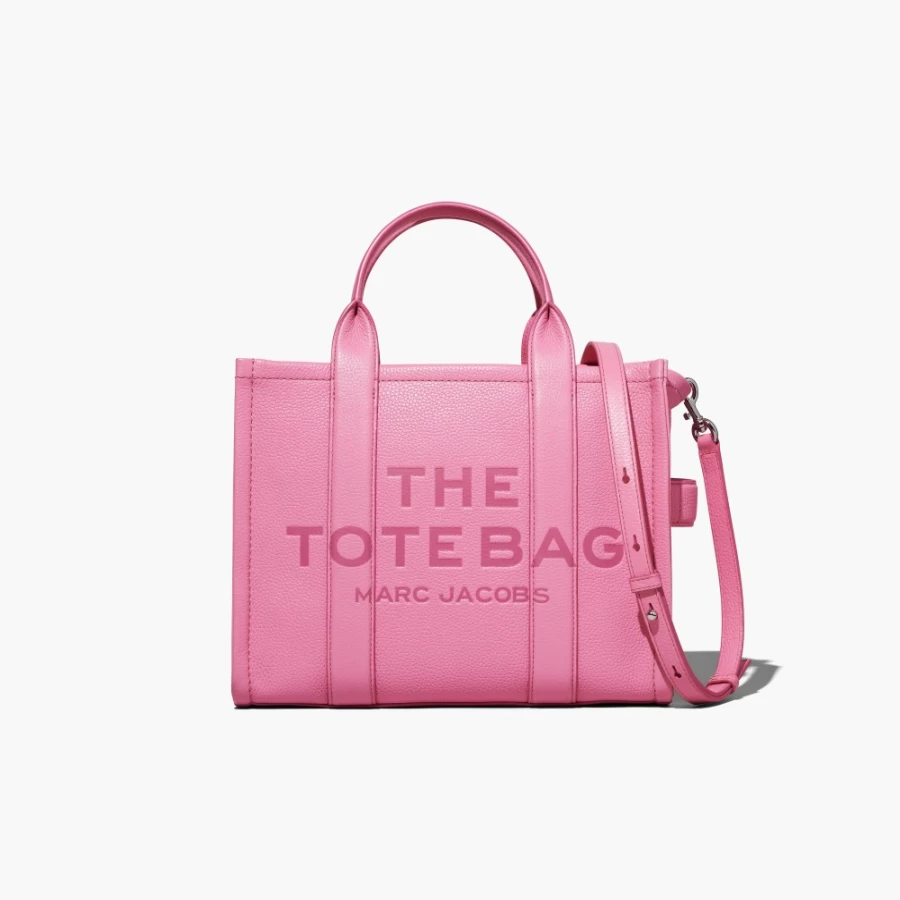 Marc Jacobs Candy Pink Leather Medium Tote Bag for Women