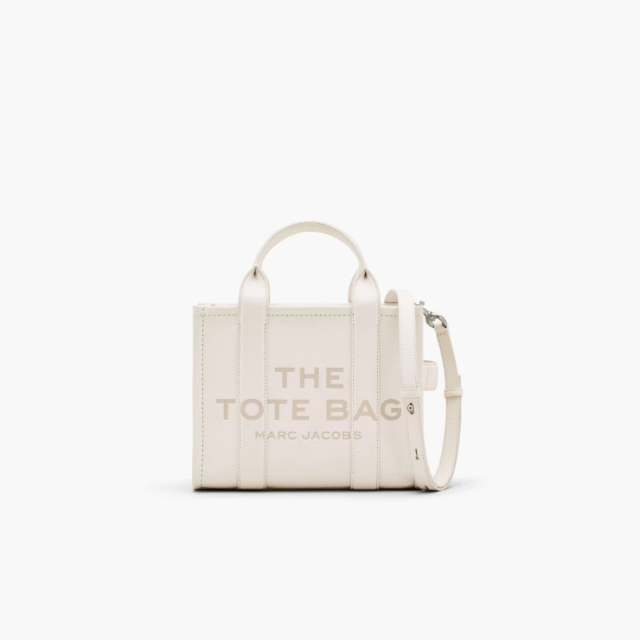 Marc Jacobs Cotton Silver Leather Mini Tote Bag for Women
