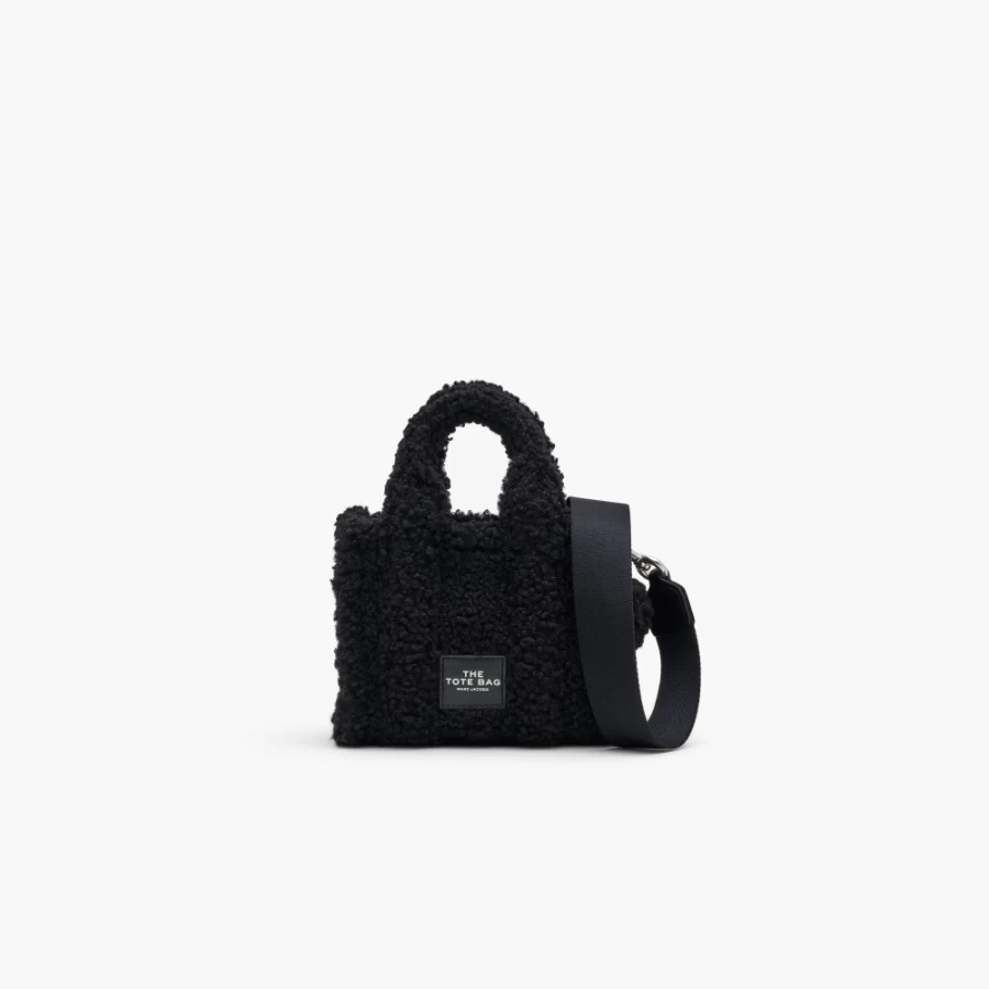 Marc Jacobs Black Teddy Micro Tote Bag