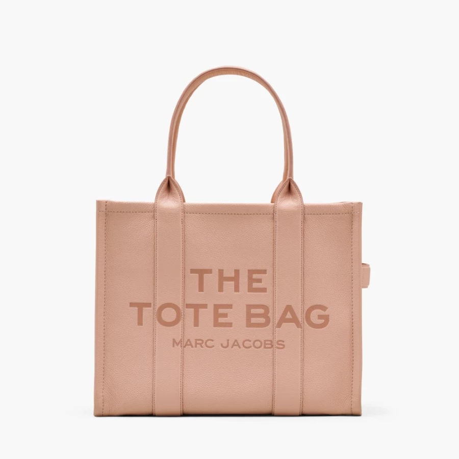 Marc Jacobs Rose Leather Large Tote Bag for Women - Stylish & Spacious Handbag