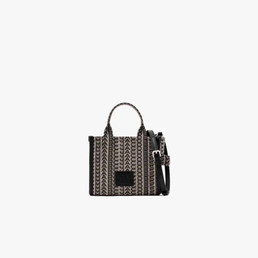 Marc Jacobs Monogram Micro Tote Bag in Beige Multi