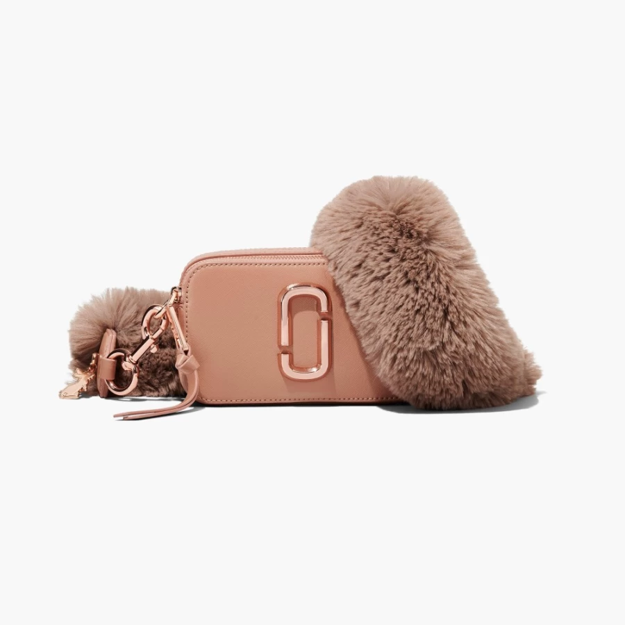 Marc Jacobs Sunkissed Faux Fur Snapshot Crossbody Bag