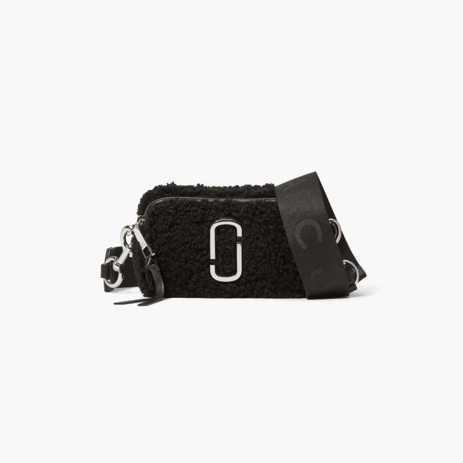 Marc Jacobs Black Snapshot Teddy Bag