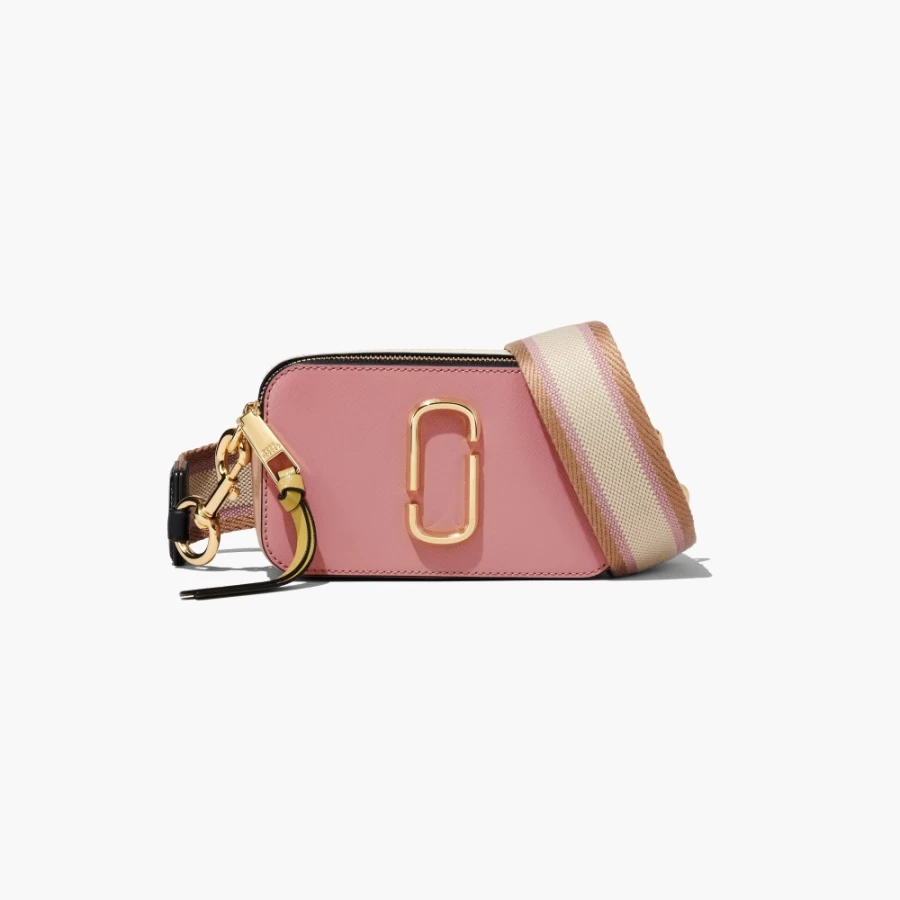 Marc Jacobs The Colorblock Snapshot Crossbody Bag in Lilas Multi