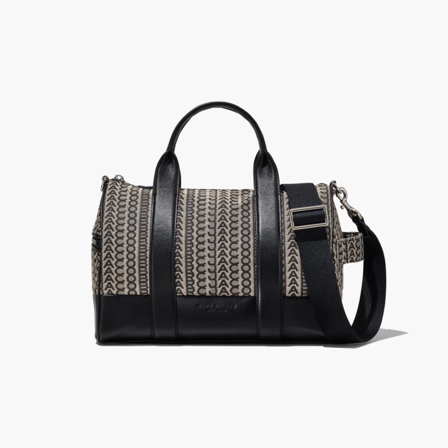 Marc Jacobs Monogram Beige Multi Duffle Bag - Stylish Travel & Gym Duffel