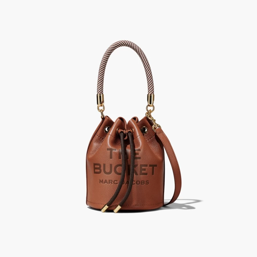 Marc Jacobs Argan Oil Leather Bucket Bag for Women – Stylish & Durable Handbag