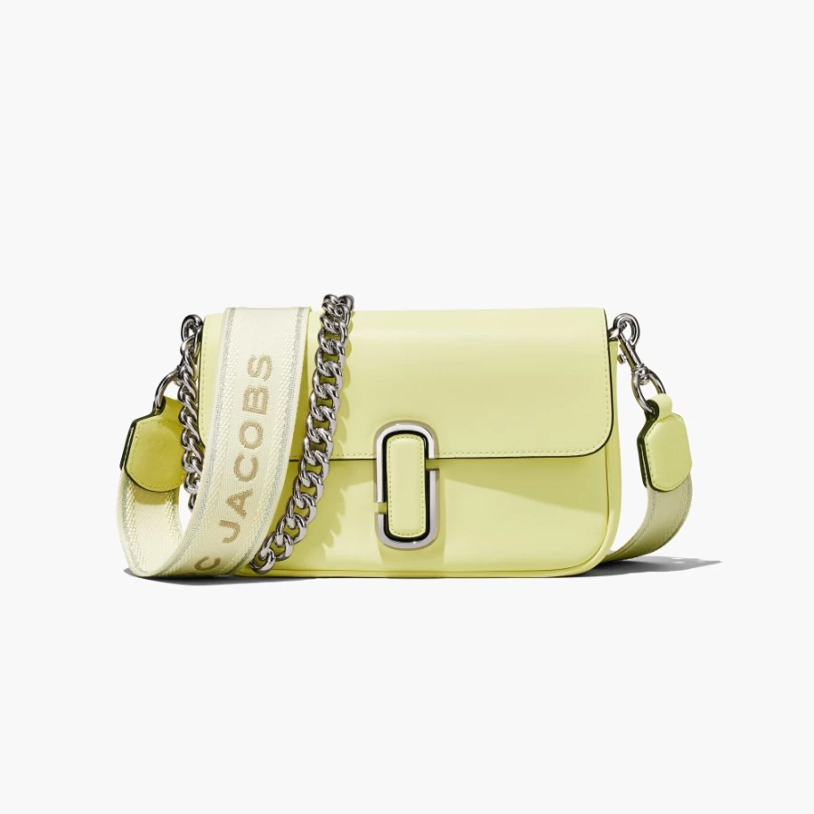 Marc Jacobs The J Marc Shoulder Bag in Tender Yellow | Luxury Crossbody Handbag for Women