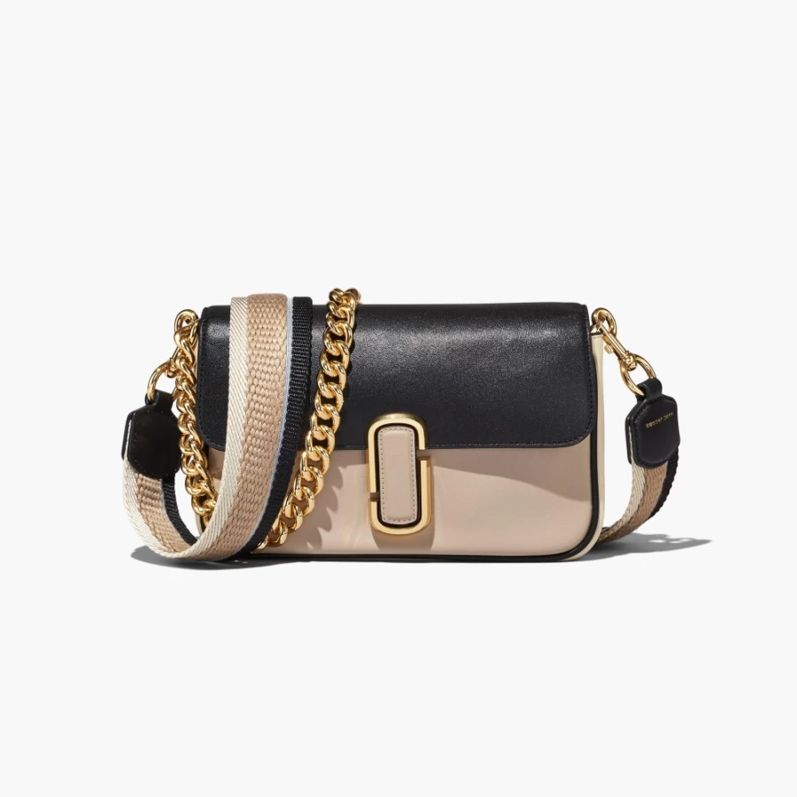 Marc Jacobs The J Marc Shoulder Bag in Greige Multi - Stylish Designer Handbag for Women