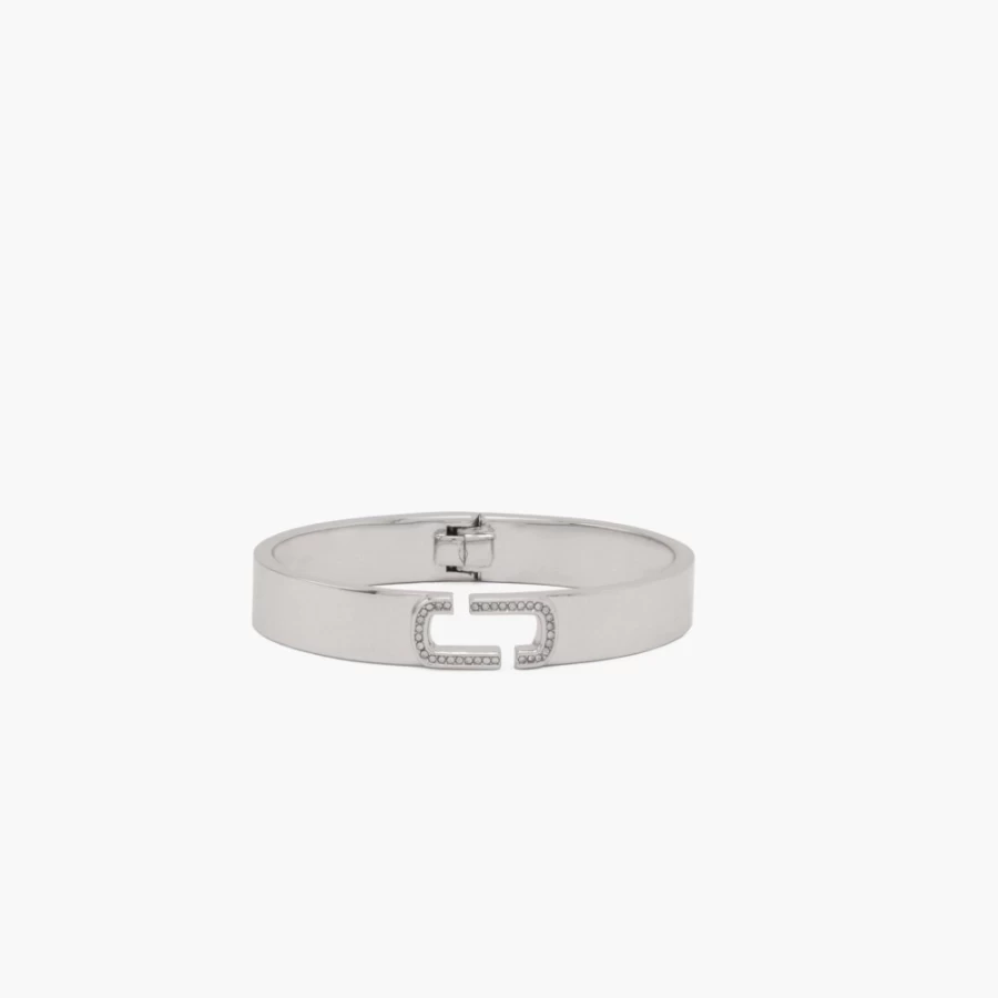 Marc Jacobs Pavé Crystal and Silver Bangle | J Marc Collection