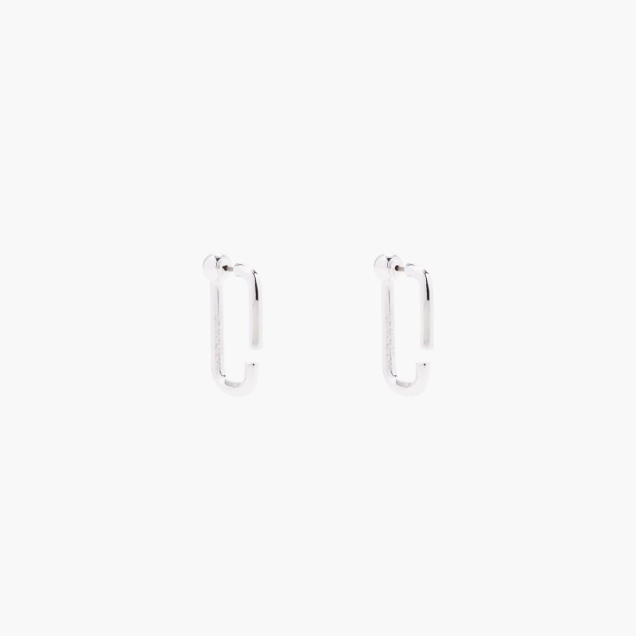 Marc Jacobs Silver Hoop Earrings - The J Marc Hoops