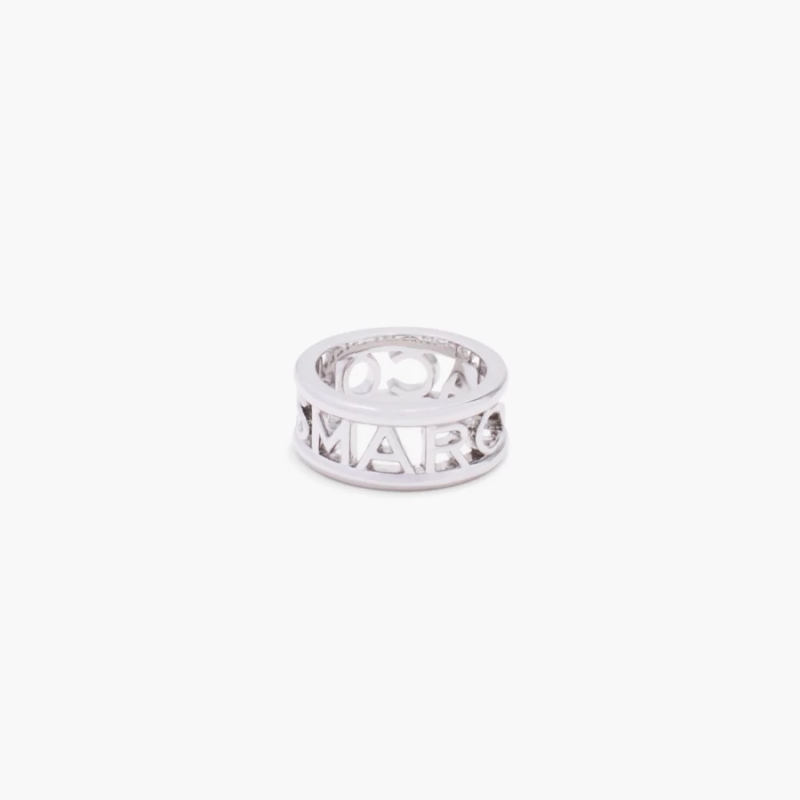 Marc Jacobs Silver Monogram Ring – Elegant Sterling Silver Band