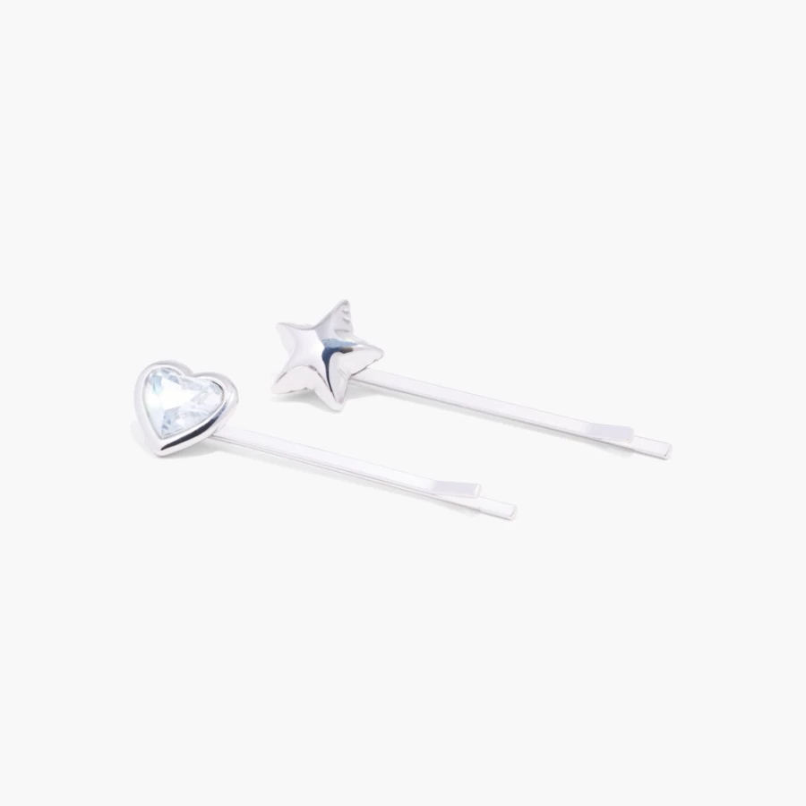Marc Jacobs Multi & Silver Charmed Hair Pin Set – Elegant Hair Accessories