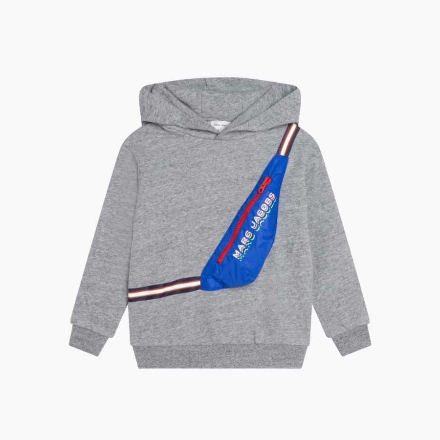 Marc Jacobs Grey Trompe L'Oeil Illusion Sweatshirt