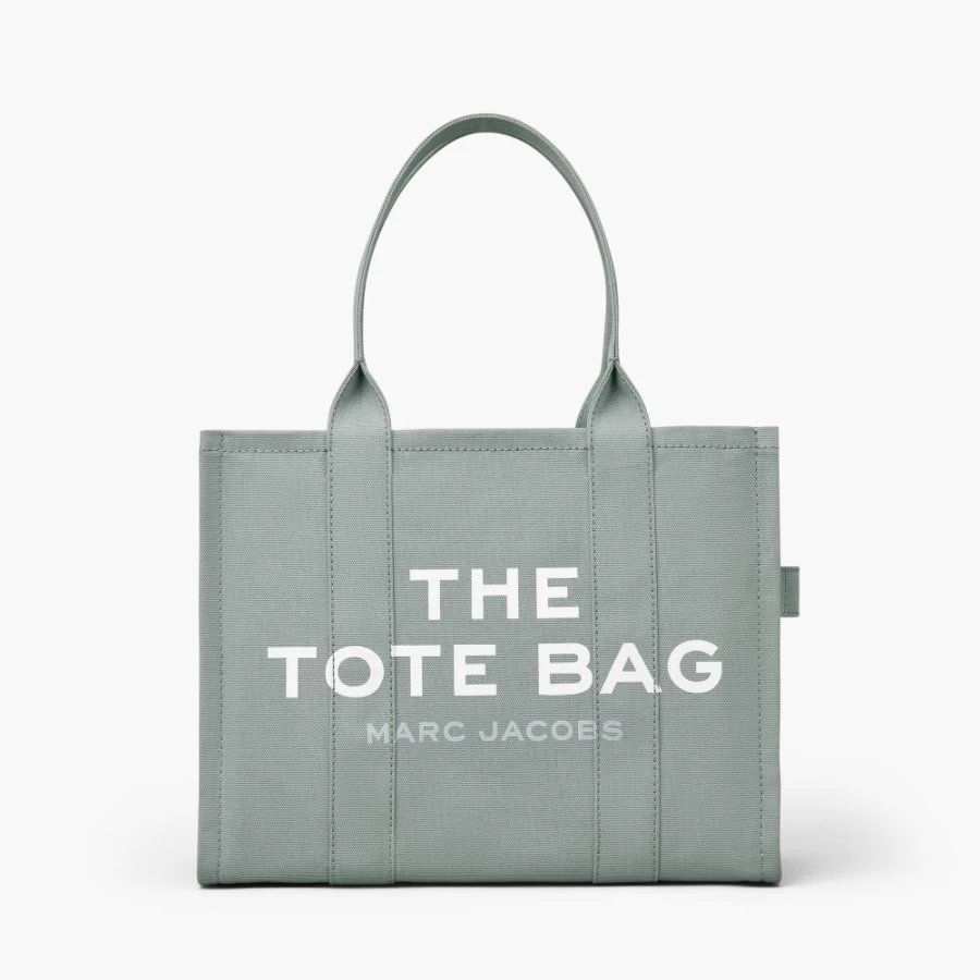 Marc Jacobs Wolf Grey Large Tote Bag - Stylish & Spacious Designer Handbag