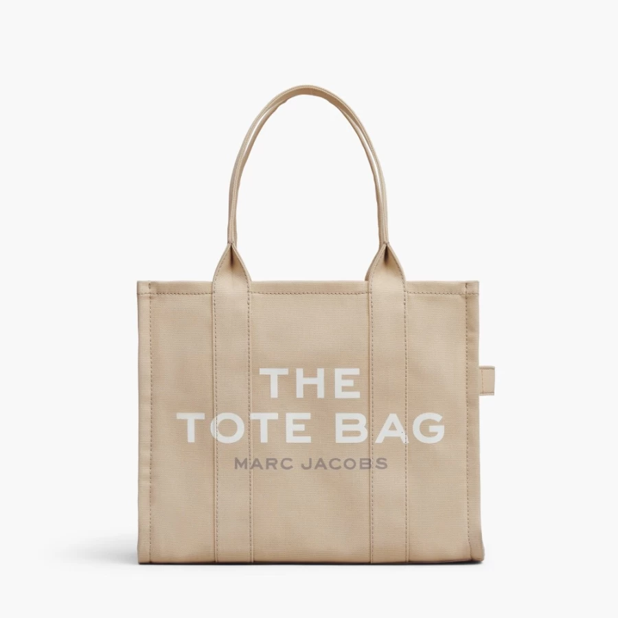 Marc Jacobs Beige Large Tote Bag - Stylish & Spacious Designer Handbag