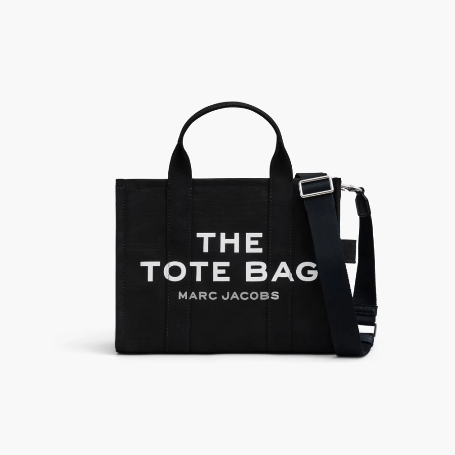 Marc Jacobs Black Medium Tote Bag - Stylish & Spacious Designer Handbag