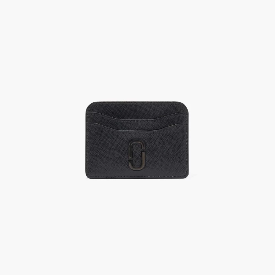 Marc Jacobs Black Snapshot DTM Leather Card Case