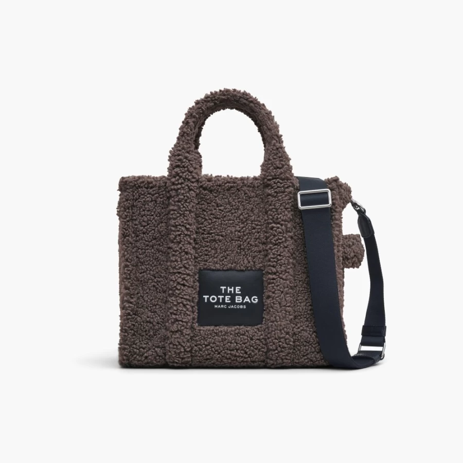 Marc Jacobs Grey Teddy Medium Tote Bag - Stylish & Soft Handbag for Women
