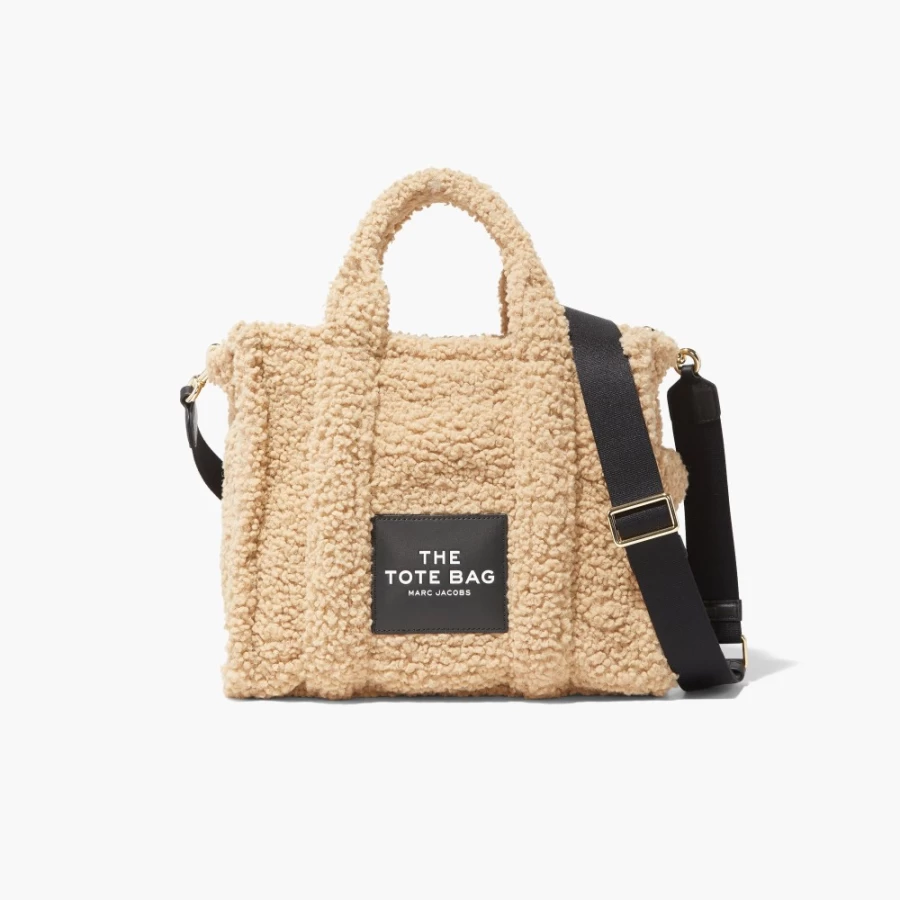 Marc Jacobs Beige Teddy Medium Tote Bag - Stylish & Luxurious Handbag for Women