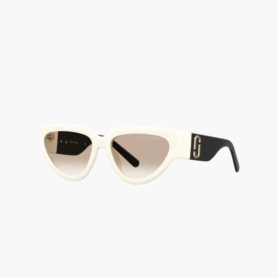 Marc Jacobs White & Black Cat Eye Sunglasses | J Marc Stylish Women's Shades