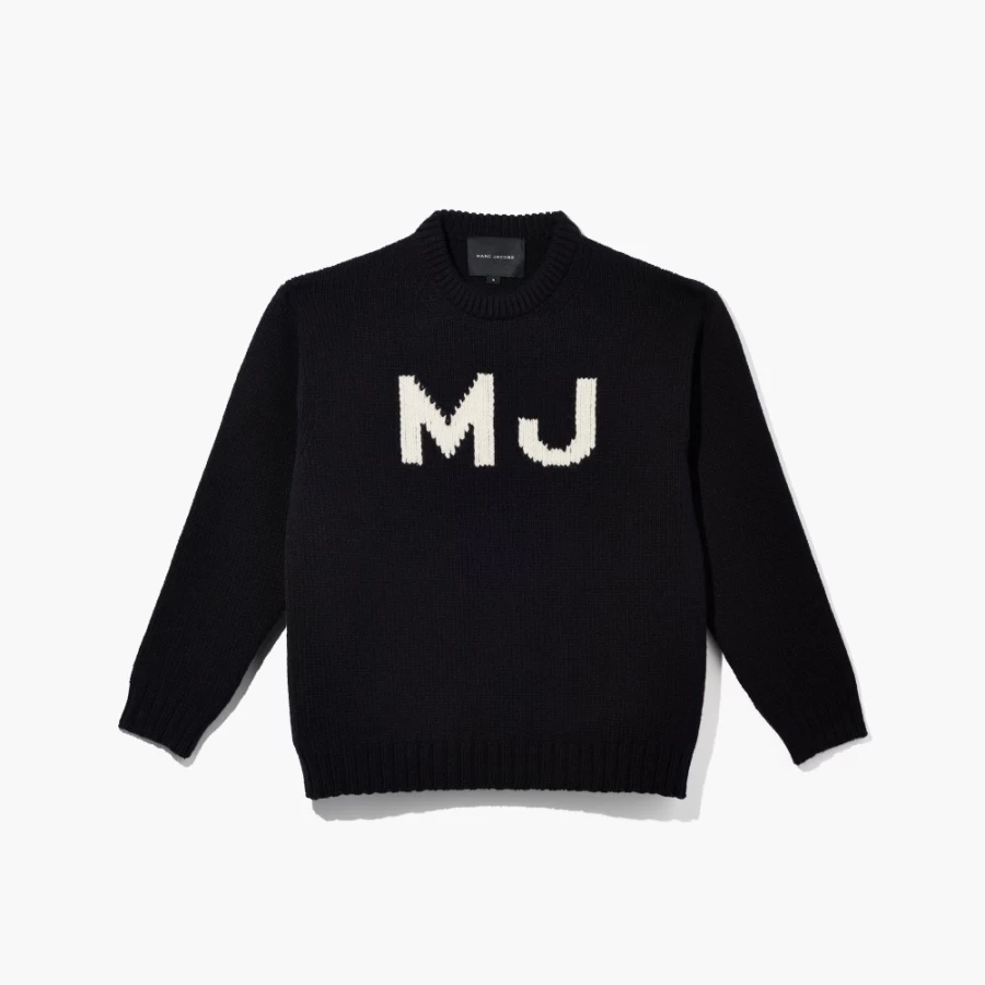Marc Jacobs Black Oversized Sweater - THE BIG SWEATER
