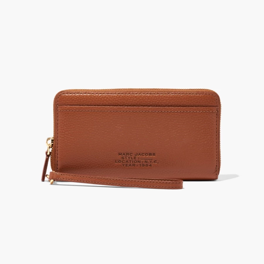 Marc Jacobs Argan Oil Leather Continental Wallet for Men & Women