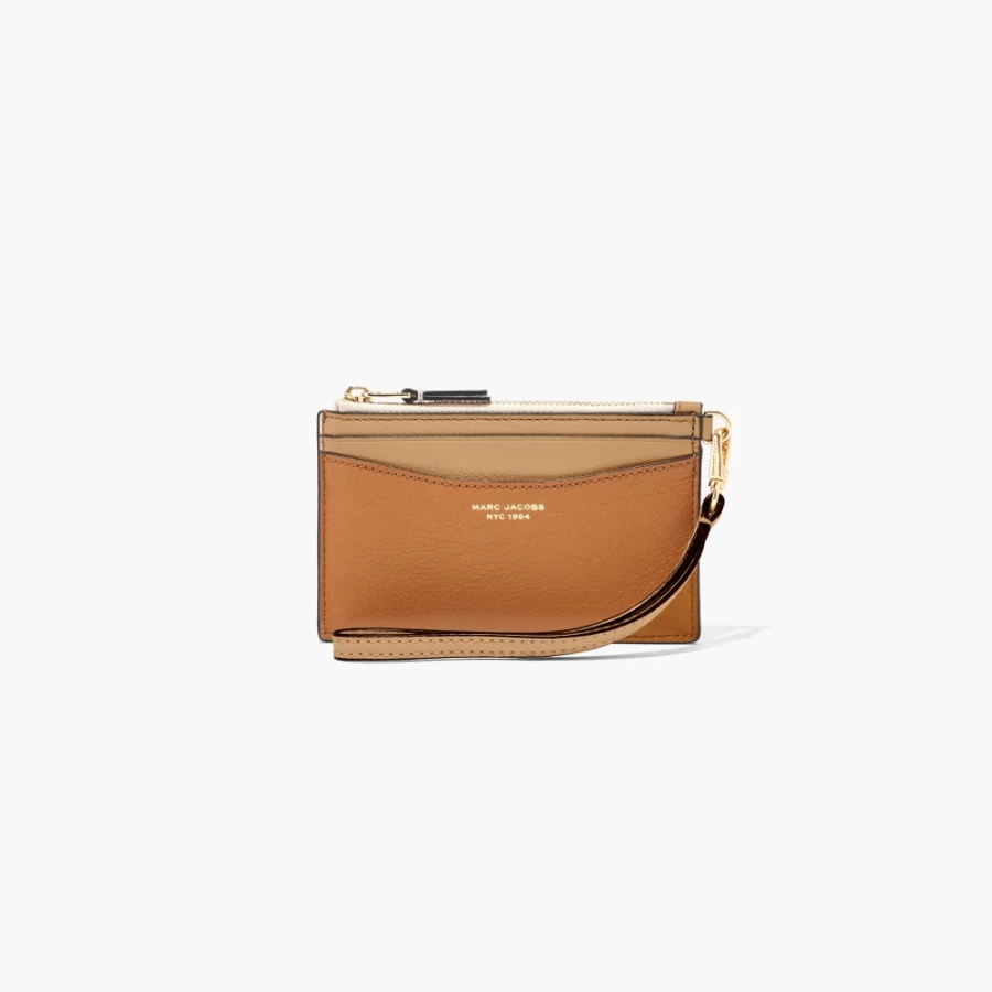 Marc Jacobs Slim 84 Colorblock Top Zip Wristlet in Cathay Spice Multi