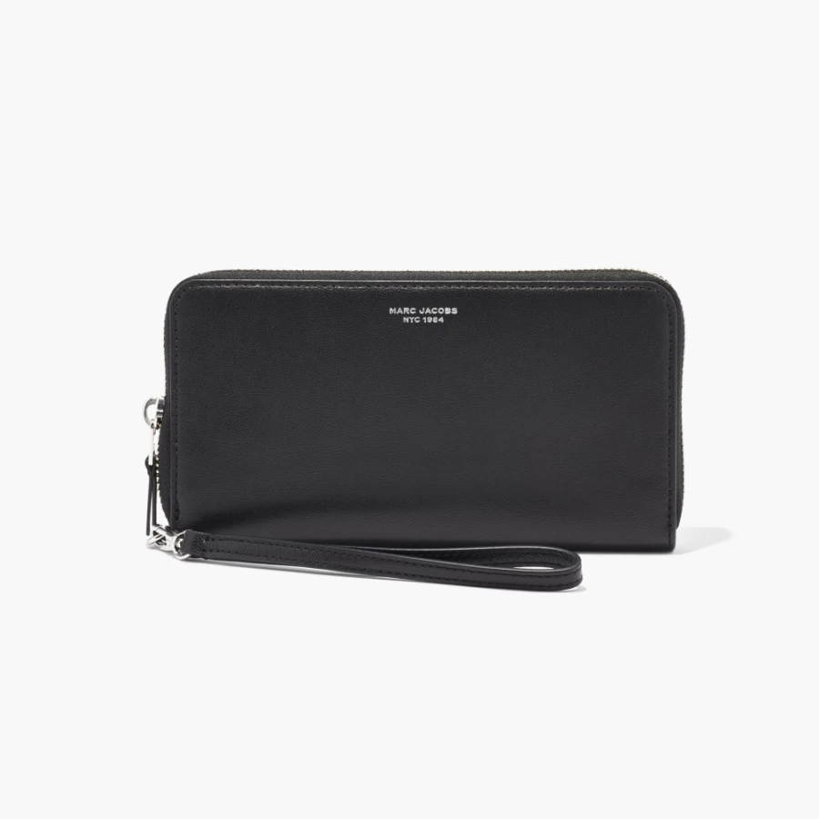 Marc Jacobs Black Slim Continental Wristlet Wallet - 84 Style Crossbody Bag