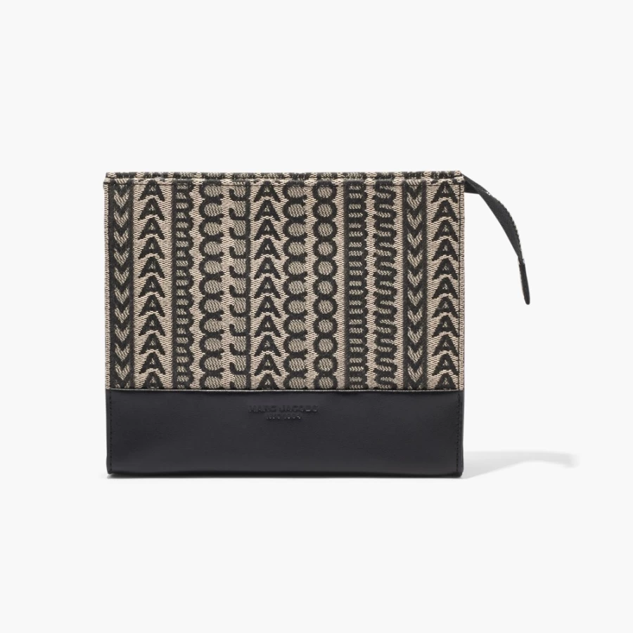 Marc Jacobs Monogram Travel Pouch in Beige Multi - Stylish & Compact Organizer