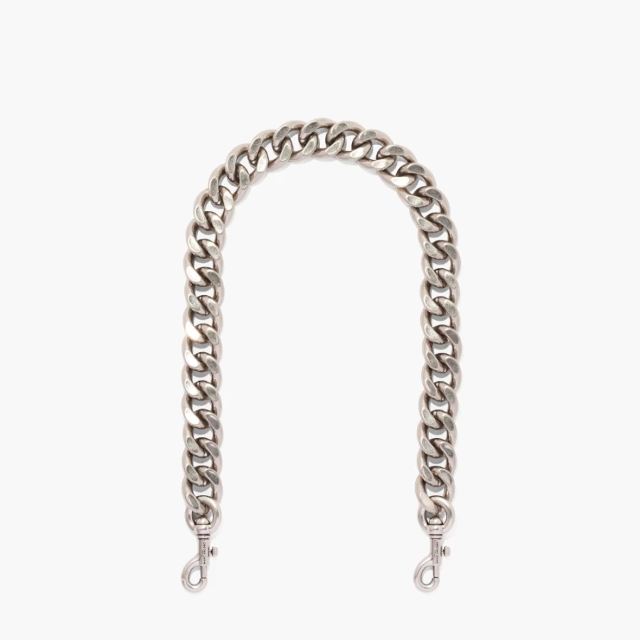 Marc Jacobs Nickel Chainlink Shoulder Strap Bag