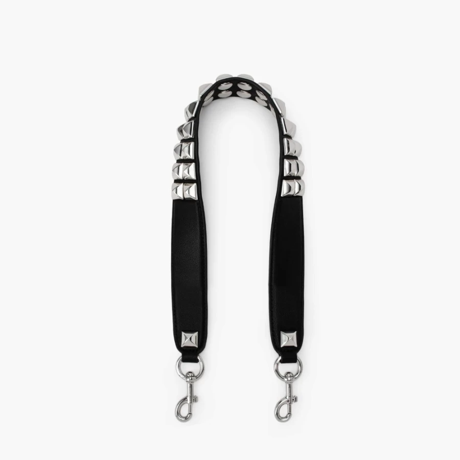 Marc Jacobs Black Studded Strap Handbag - Stylish & Edgy Accessory