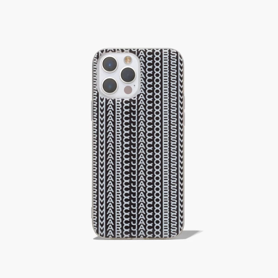 Marc Jacobs Monogram Black & White iPhone 14 Pro Case
