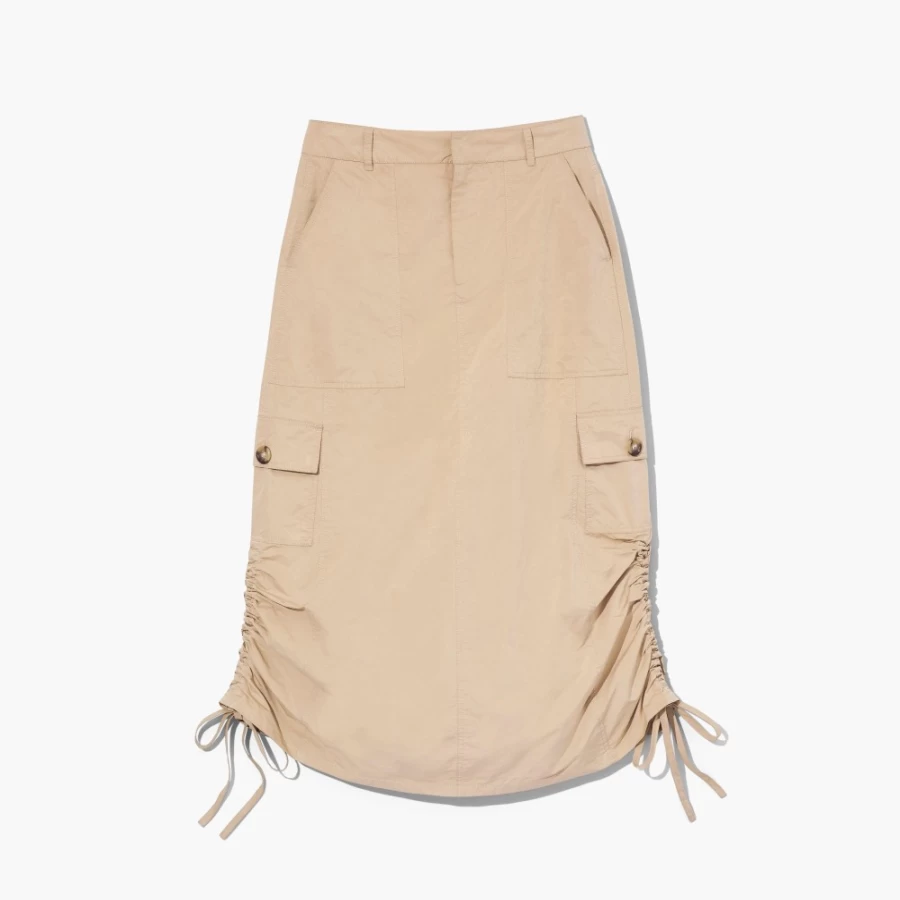 Marc Jacobs Beige Cargo Skirt - Women's Casual Utility Skirt with Pockets