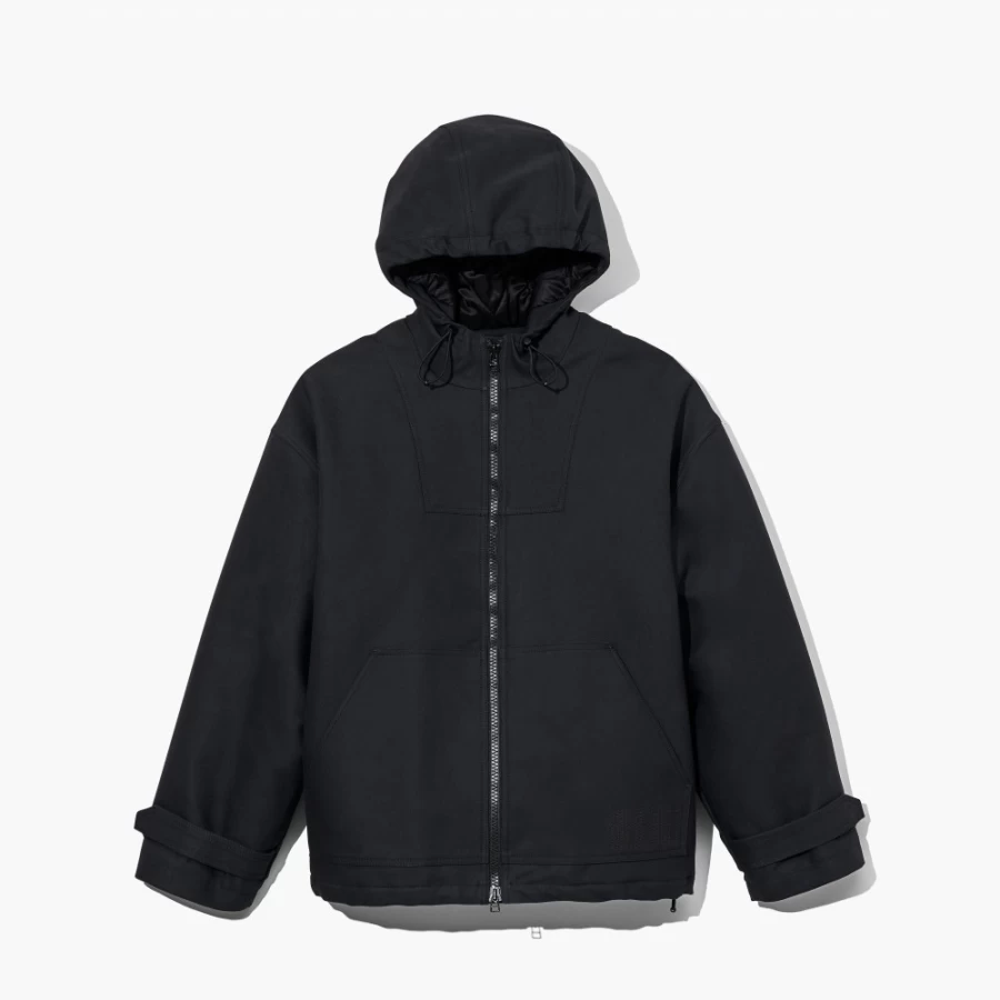 Marc Jacobs Black Technical Padded Jacket for Men & Women - Insulated Winter Coat