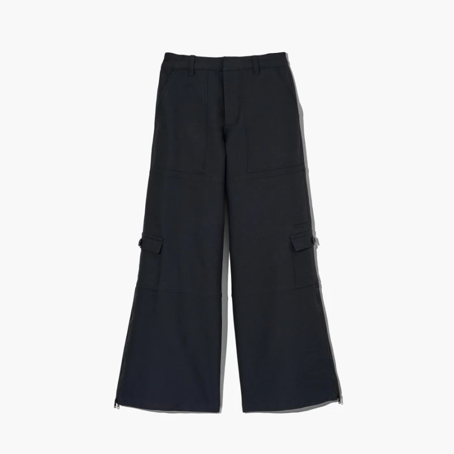Marc Jacobs Black Wide Leg Cargo Pants for Women - Stylish & Comfortable